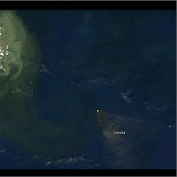Smoke from Deepwater Horizon (Apr 21)
