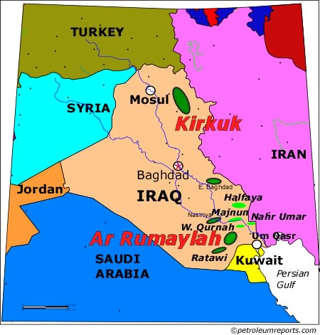 Kirkuk & Rumaylah Fields, Iraq