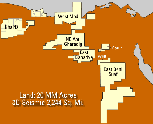 Egypt Onshore Concessions