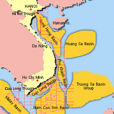 Basins Offshore Vietnam