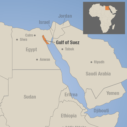 Gulf of Suez, Egypt