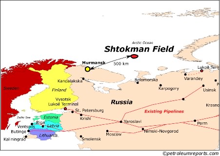 Shtokman Field, Russian Arctic