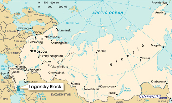 Lagansky Block - Caspian Sea