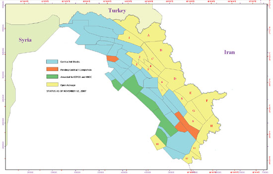 Blocks in Kurdistan
