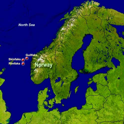 Gullfaks, Skinfaks and Rimfaks fields 