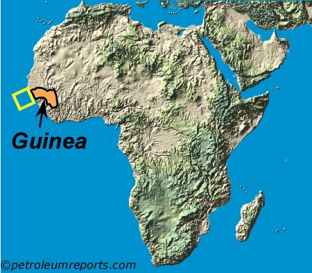 Guinea Location Map
