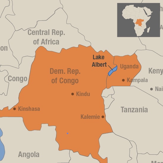Lake Albert, Uganda, Republic of Congo
