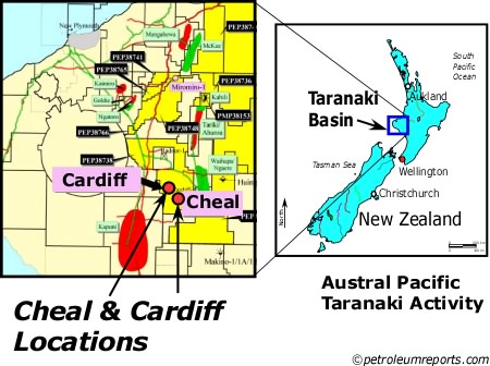 Austral Pacific Cheal & Cardiff Locations