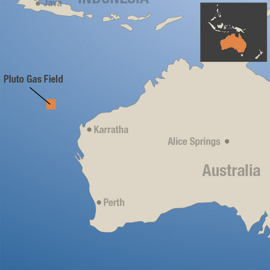 Pluto Gas Field, Western Offshore Australia