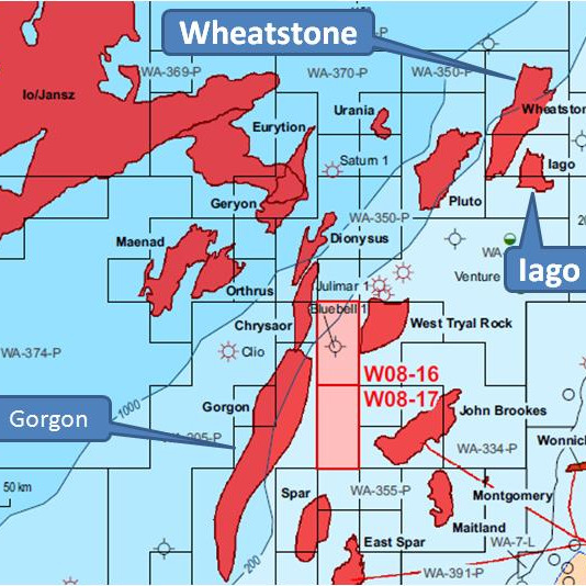 Wheatstone, Iago, Gorgon Fields
