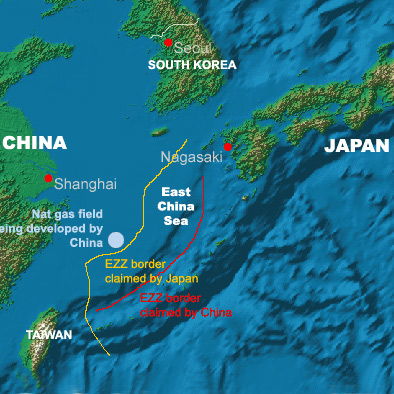 China Japan Disputed Territory