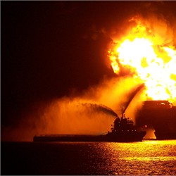 Deepwater Horizon in Flames (Apr 20)