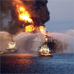 Deepwater Horizon Fire (Apr 21)
