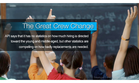 The Great Crew Change: 'Honey, How Are We Going to Train All These Kids?'