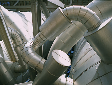 Part of the Shell plant at Bintulu, Malaysia