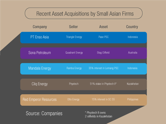 Small Asian Firms Seize Upstream Opportunities in Weak Market