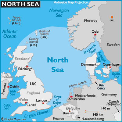 North Sea Map