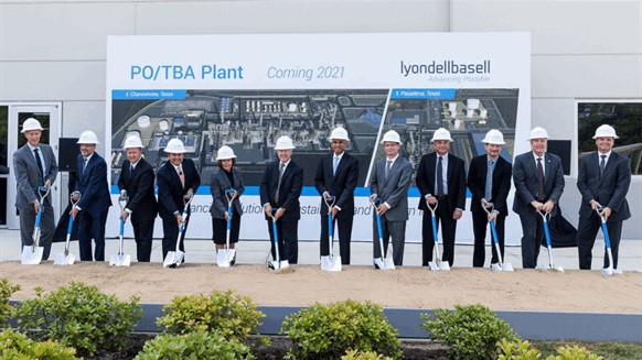 LyondellBasell Marks 'Historic Moment' Near Houston