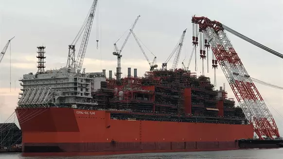 Coral-Sul FLNG Complete, Ready To Set Sail For Mozambique