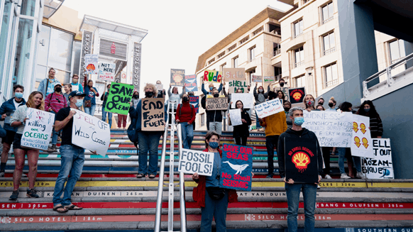 Environmentalists Protest Shell Seismic Work Off South Africa