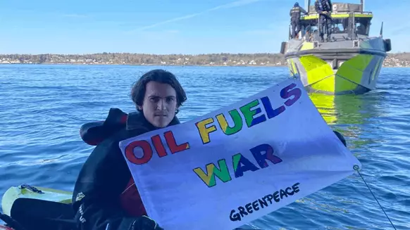 Greenpeace Blocks Russian Tanker From Offloading Oil In Norway - Vimarsana News