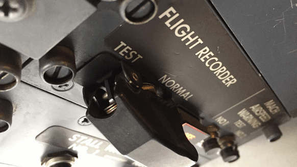Information Extracted from Flight Recorder of Crashed Helicopter