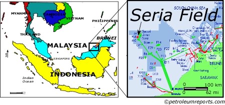 Brunei Oil Fields Map