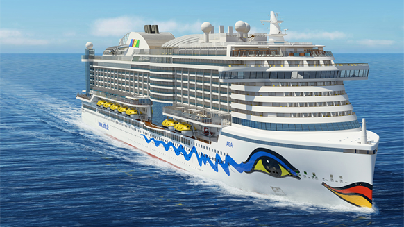 Carnival AIDA LNG-fueled ship rendering