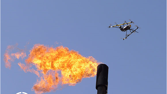 Drones in oil and deals gas industry